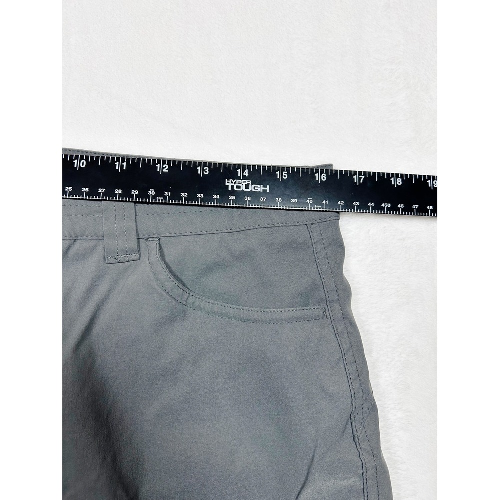 Eddie Bauer Travex Gray Hiking Capri Pants Womens 10 Stretch Cargo Outdoor - Picture 7 of 8